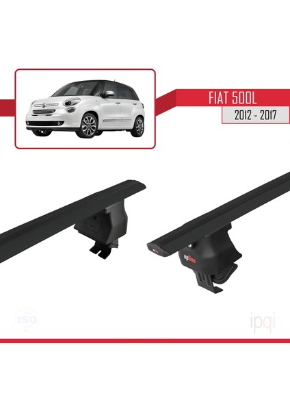 Fiat 500 L 2012-2017 Arası ile Uyumlu Ace-4 Ara Atkı Tavan Barı Siyah 2 Adet indirimleri