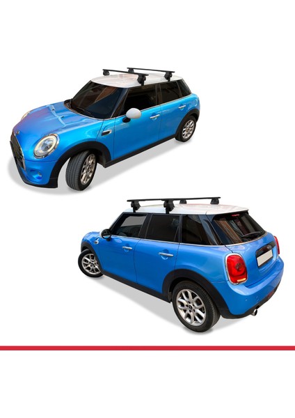 Mini Cooper (F55) 2014-2024 Arası ile Uyumlu Ace-4 Ara Atkı Tavan Barı Siyah 2 Adet modelleri
