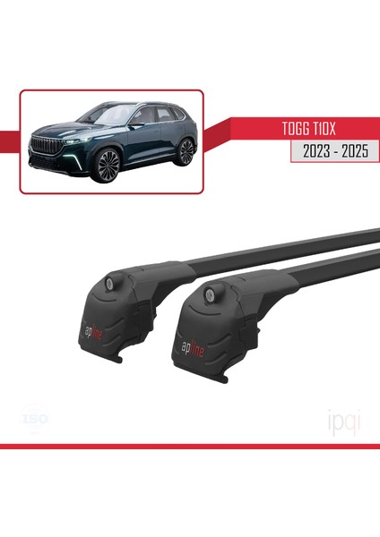 Togg T10X 2023 ve Sonrası ile Uyumlu Ace-2 Ara Atkı Tavan Barı Siyah 2 Adet fırsatları