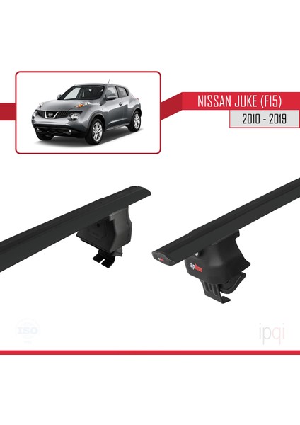 Nissan Juke (F15) 2010-2019 Arası ile Uyumlu Ace-4 Ara Atkı Tavan Barı Siyah 2 Adet indirimleri