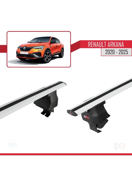 Renault Arkana 2020 ve Sonrası ile Uyumlu Ace-4 Ara Atkı Tavan Barı Gri 2 Adet fırsatları