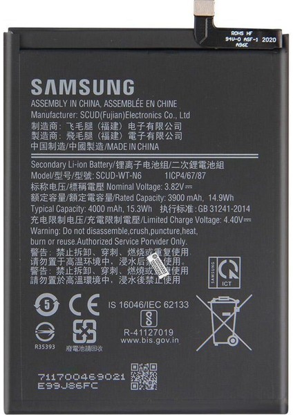Samsung Galaxy A20S SM-A207 Batarya Pil - orijinal