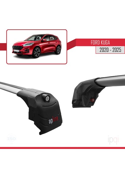 Ford Kuga 3 (CX482) 2020 ve Sonrası ile Uyumlu Ace-2 Ara Atkı Tavan Barı Gri 2 Adet fırsatları