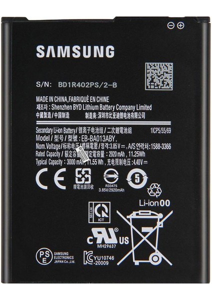 Samsung Galaxy A01 Core SM-A013 Batarya Pil - orijinal