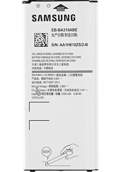 EB-BA310ABE Kodlu Batarya Pil - orijinal