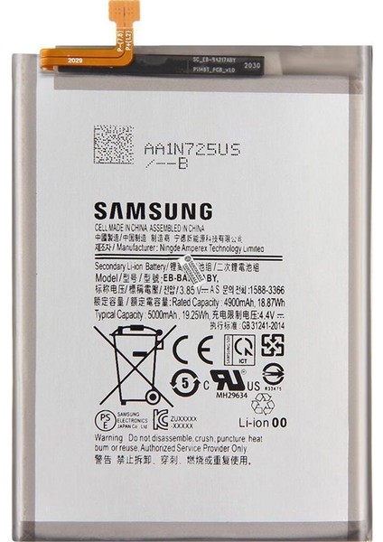 Samsung Galaxy A21S SM-A217 Batarya Pil - orijinal