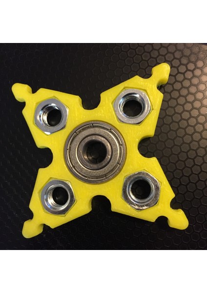 Customizable Ninja Star (Snowflake?) Fidget Spinner Sadece Plastik Aparattır