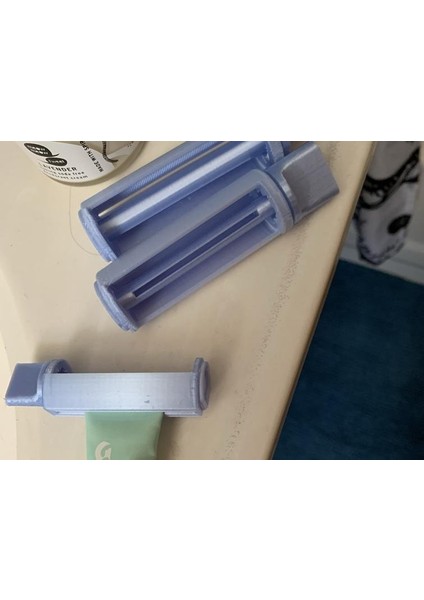 BYR3D Kısaltılmış Diş Macunu Tüp Sıkacağı Gri 2275426 (2 Adet)
