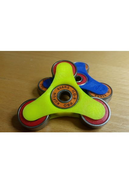 BYR3D Open Wheel Four Bearing Fidget Spinner