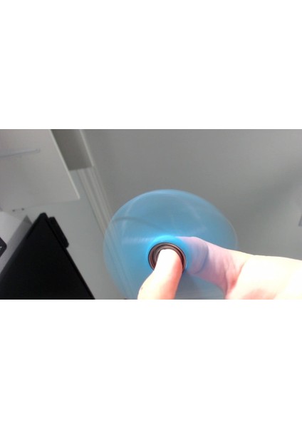 Curved Fidget Spinner Sadece Plastik Aparattır