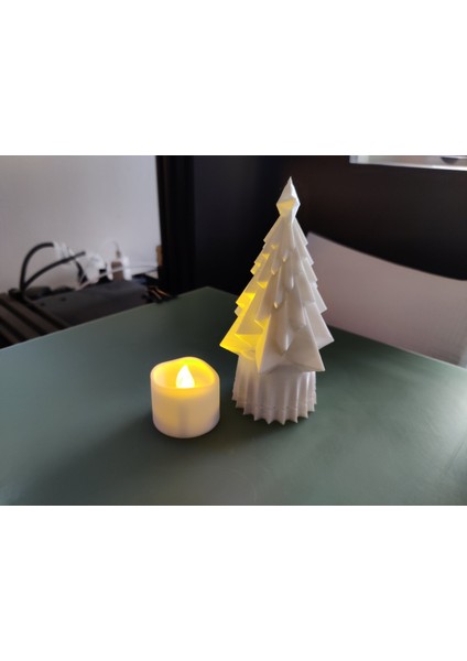 Noel Ağacı LED Mum Kapağı - Daha Yüksek Taban T6372687 Sadece Plastik Aparattır