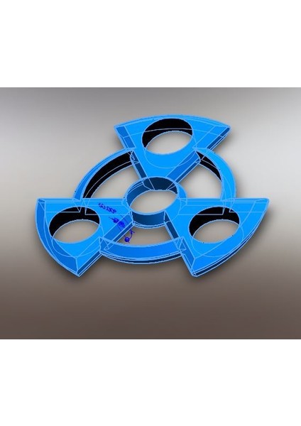 BYR3D Fidget Spinner - Toxic