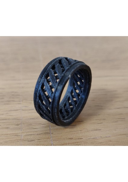 Spinner Fidget Ring Without Supports Sadece Plastik Aparattır