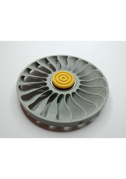 BYR3D Modern Jet Turbine Fan Fidget Spinner