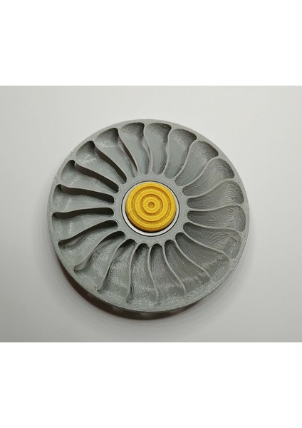 BYR3D Modern Jet Turbine Fan Fidget Spinner