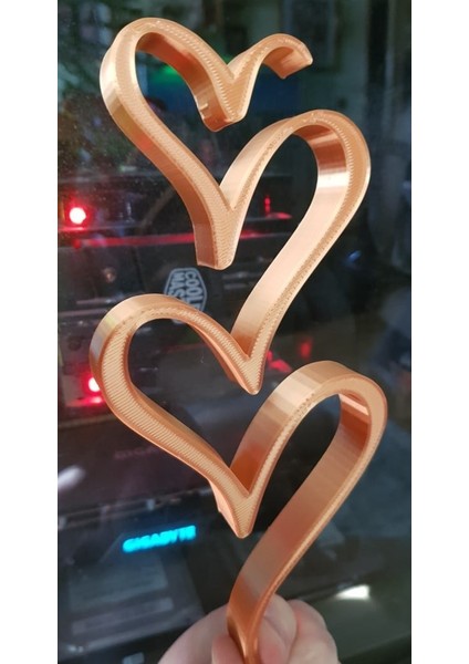 Sevgililer Günü, 2d Kalpler T5326094 Sadece Plastik Aparattır