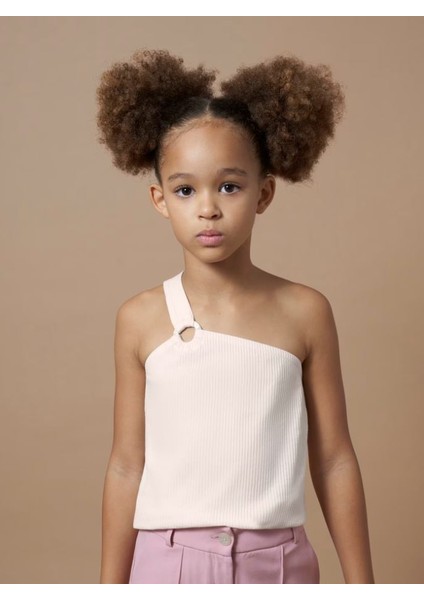 Kız Çocuk Askılı Tişört 6017