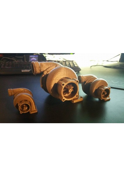 BYR3D Minyatür Turbo GT35 Siyah T1413124