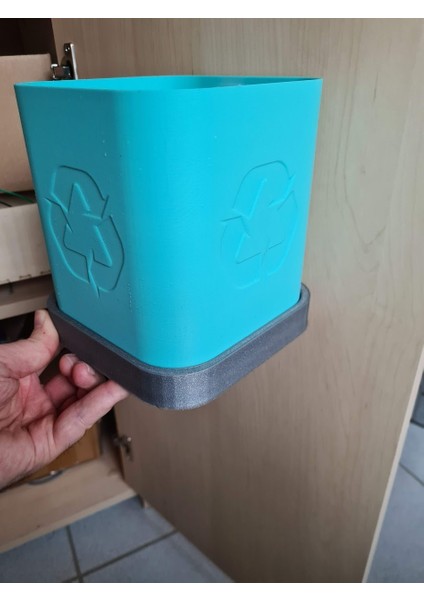 BYR3D Tezgah Üstü Kompost Kutusu Için Duvara/kapıya Montaj T4824687