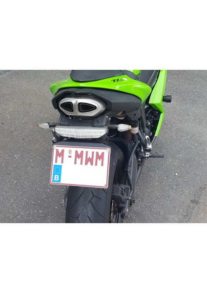 Kawasaki ZX6R 2007 Için Plaka Tutucusu T2442200 Sadece Plastik Aparattır