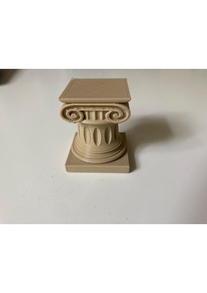 Mini Iyonik Sütun - Minik Nesne Teşhir Podyumu T5468379 Sadece Plastik Aparattır