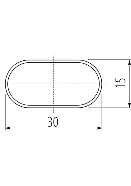Mobilya Oval Boru - Uç Kapağı (Döner) (Stl + Solidworks) 3D844210 Sadece Plastik Aparattır
