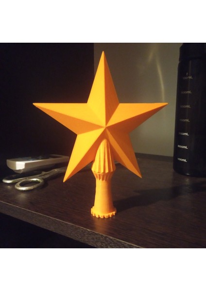 Noel Ağacı Yıldızı 3D Model + Bacak 3D852275 Sadece Plastik Aparattır
