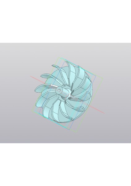 FE-2000ED Inşaat Kurutucusunun Pervanesi 3D859353 Sadece Plastik Aparattır