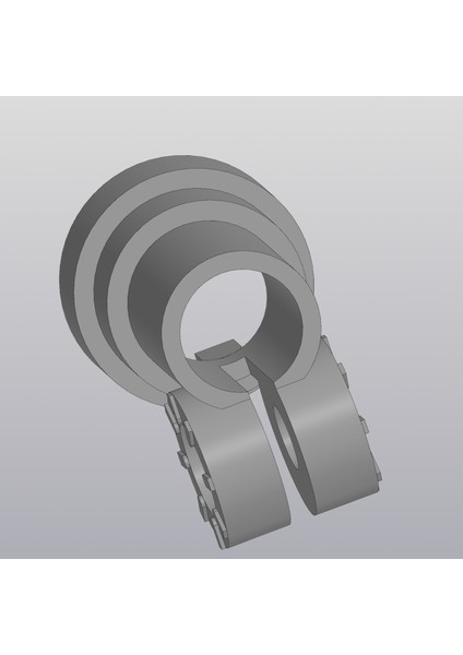 BYR3D Eski Bir Masa Lambasının Lamba Montajı 3D849598