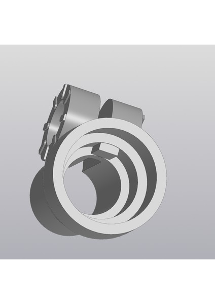 BYR3D Eski Bir Masa Lambasının Lamba Montajı 3D849598
