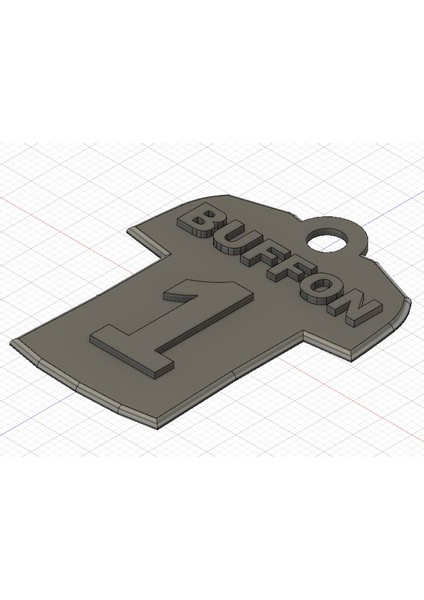 BYR3D Anahtarlık Buffon 3D764084