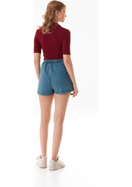 Basic Polo Yaka Çıtçıtlı Likralı Modal Body fırsatları