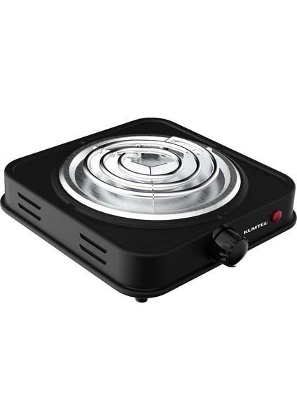 Tek Gözlü Açık Rezistans Siyah Elektrikli Ocak 1000W LX-7001