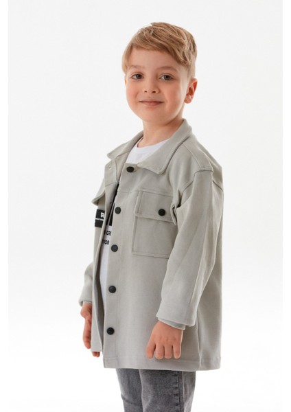 %100 Pamuk Yazı Baskılı Çıtçıtlı 3 Lü Erkek Çocuk Takım modelleri