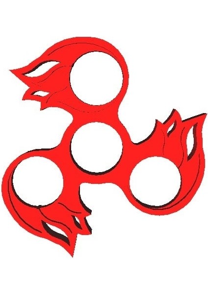 BYR3D Fireball Fidget Spinner