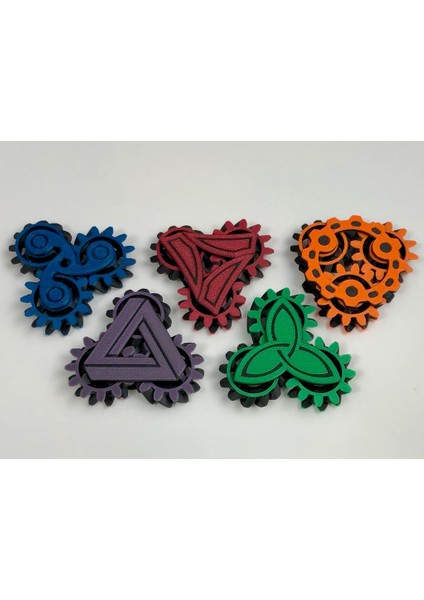 BYR3D Tri-Gear Fidget Spinner