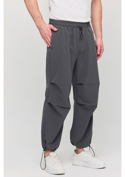 Paraşüt Kumaş Cepli Paçası Ayarlanabilir Ipli Baggy Pantolon