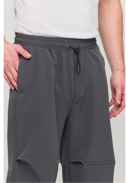 Paraşüt Kumaş Cepli Paçası Ayarlanabilir Ipli Baggy Pantolon