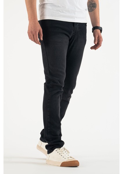 Erkek Yıkamalı Esnek Jean Kot Pantolon