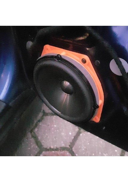BYR3D Mini Cooper Ön Hoparlör Adaptörü 165mm T4096522