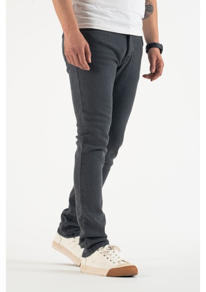 Erkek Yıkamalı Esnek Jean Kot Pantolon