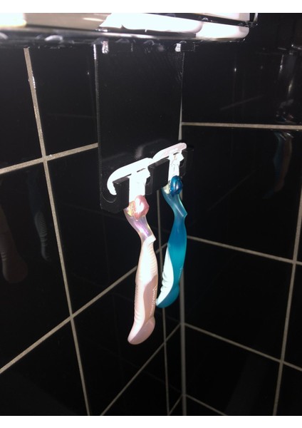 Çift Duşlu Tıraş Makinesi Askısı / Tutucusu T4272495 Sadece Plastik Aparattır