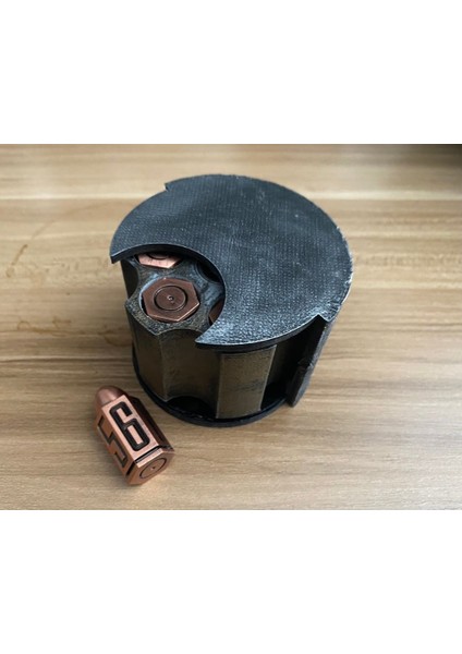 6d6 Bullet Shaped Fidget Spinner Sadece Plastik Aparattır