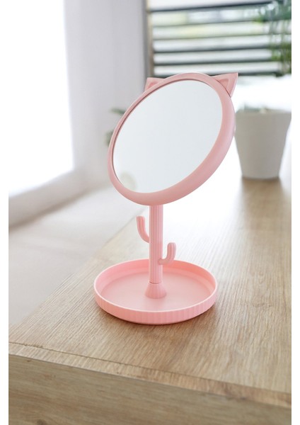 Kedi Kulaklı Masa Üstü Askılıklı Makyaj Aynası fiyatları