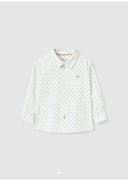 Abel&lulal Erkek Bebek Uzun Kol Gömlek 5650