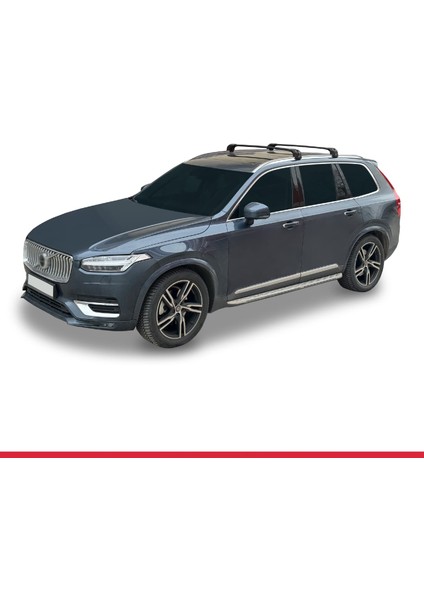 Volvo XC90 Iı 2015 ve Sonrası ile Uyumlu Ace-2 Ara Atkı Tavan Barı Siyah 2 Adet modelleri