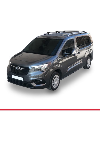 Opel Combo E Life 2019-2022 Arası ile Uyumlu Ace-1 Ara Atkı Tavan Barı Siyah 3 Adet modelleri