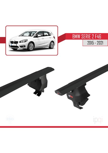 Bmw 2 Serisi (F46) Gran Tourer 2015-2021 Arası ile Uyumlu Ace-4 Ara Atkı Tavan Barı Siyah 2 Adet fırsatları
