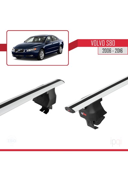 Volvo S80 Iı 2006-2016 Arası ile Uyumlu Ace-4 Ara Atkı Tavan Barı Gri 2 Adet fırsatları