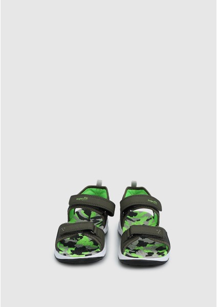 Yeşil Erkek Çocuk Düz Sandalet modelleri
